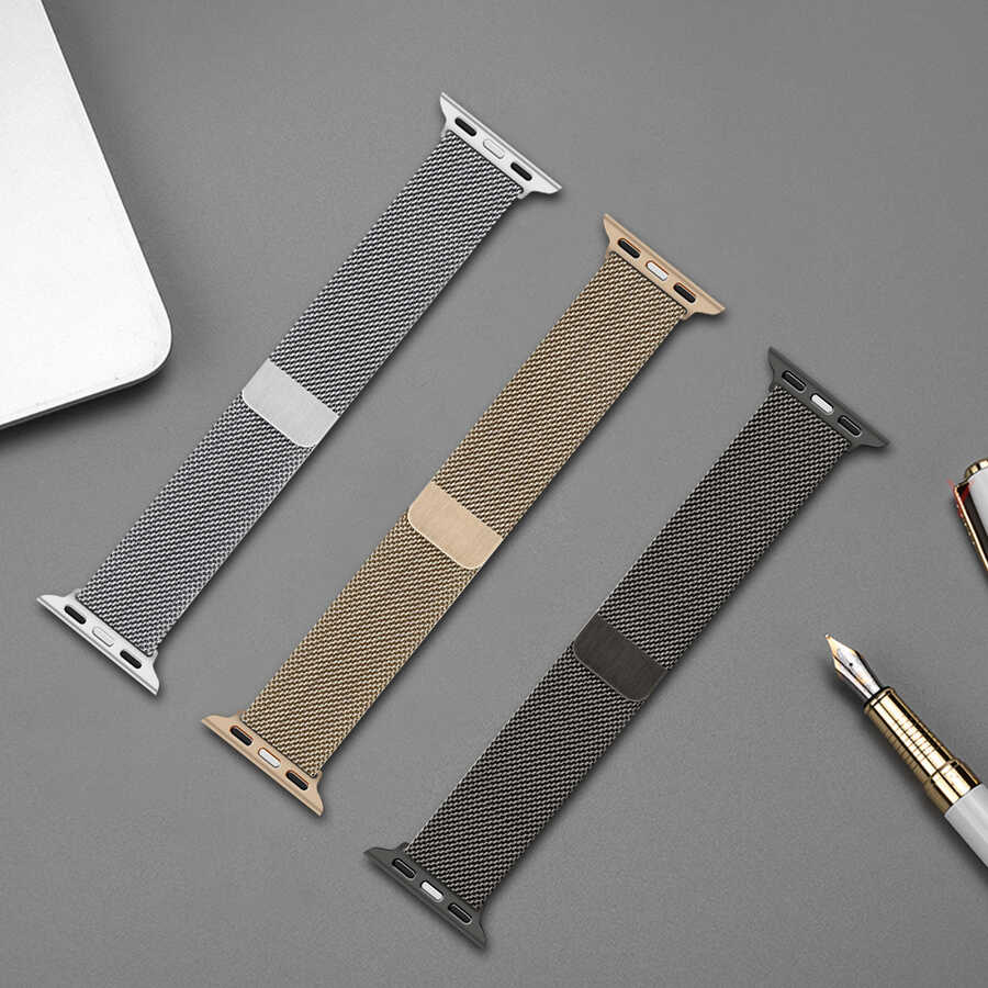 Watch Ultra 49mm Kordon Wiwu Minalo Metal Strap Kayış - 6 Watch Ultra 49mm Kordon Wiwu Minalo Metal Strap Kayış - 6